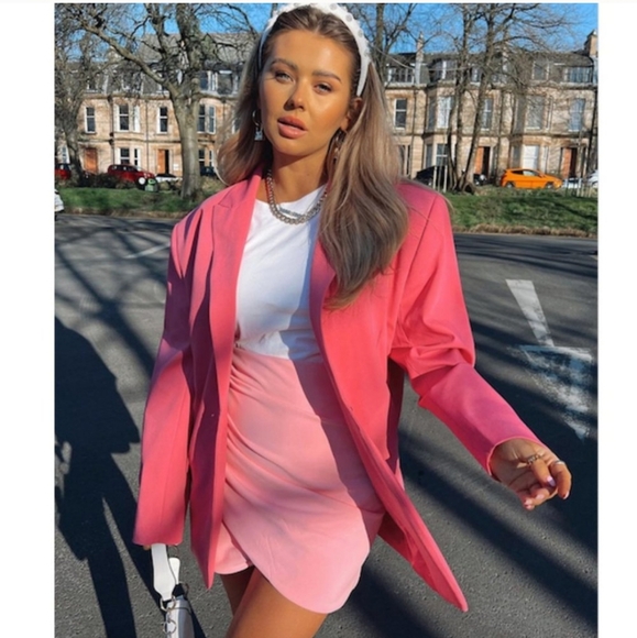 ZARA * mini skirt pink Size XS S M - Picture 4 of 15